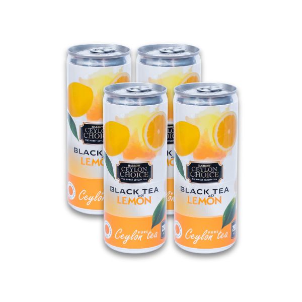 Harrow Ceylon Choice Iced Tea - Black Tea with Lemon Bundle Pack 4s