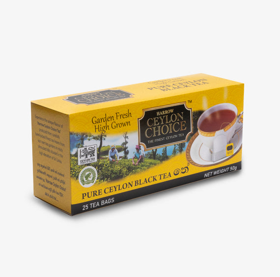 Harrow Ceylon Choice Premium Tea Bags  50g