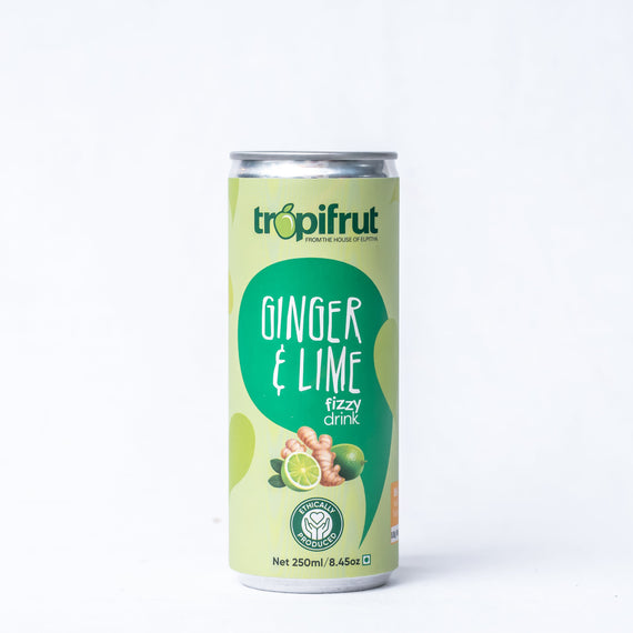 Tropifrut Ginger and Lime Fizzy Drink 250ml