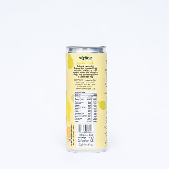 Tropifrut Lemonade Fizzy Drink 250ml