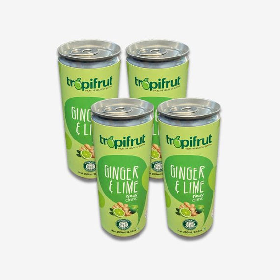 Tropifrut Ginger and Lime Fizzy Bundle pack - 4s