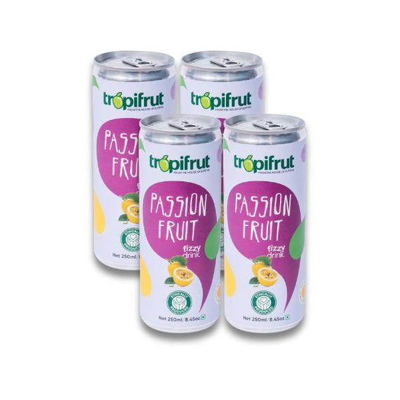 Tropifrut Passion Fruit Fizzy Drink Bundle Pack – 4s