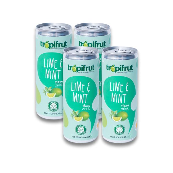 Tropifrut Lime & Mint Fizzy Drink Bundle Pack – 4s