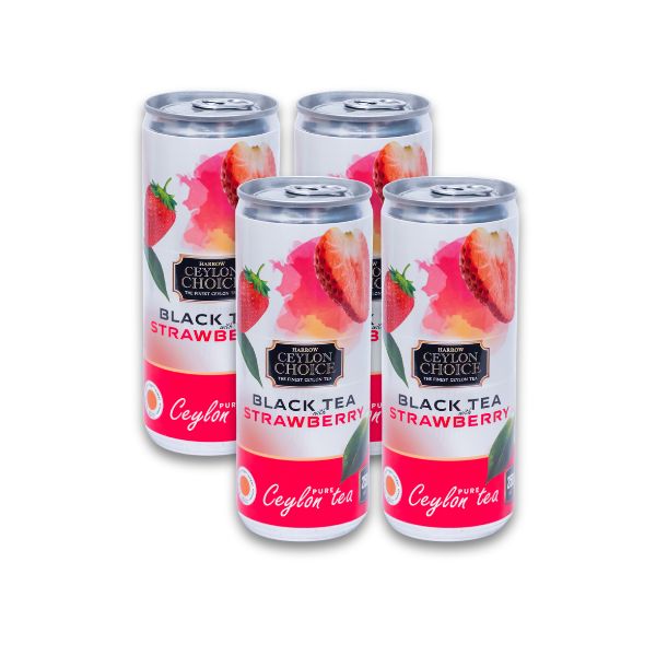 Harrow Ceylon Choice Iced Tea - Black Tea with Strawberry Bundle Pack 4s