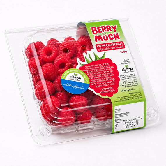 Berry Much Fresh Raspberries 125g